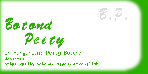 botond peity business card